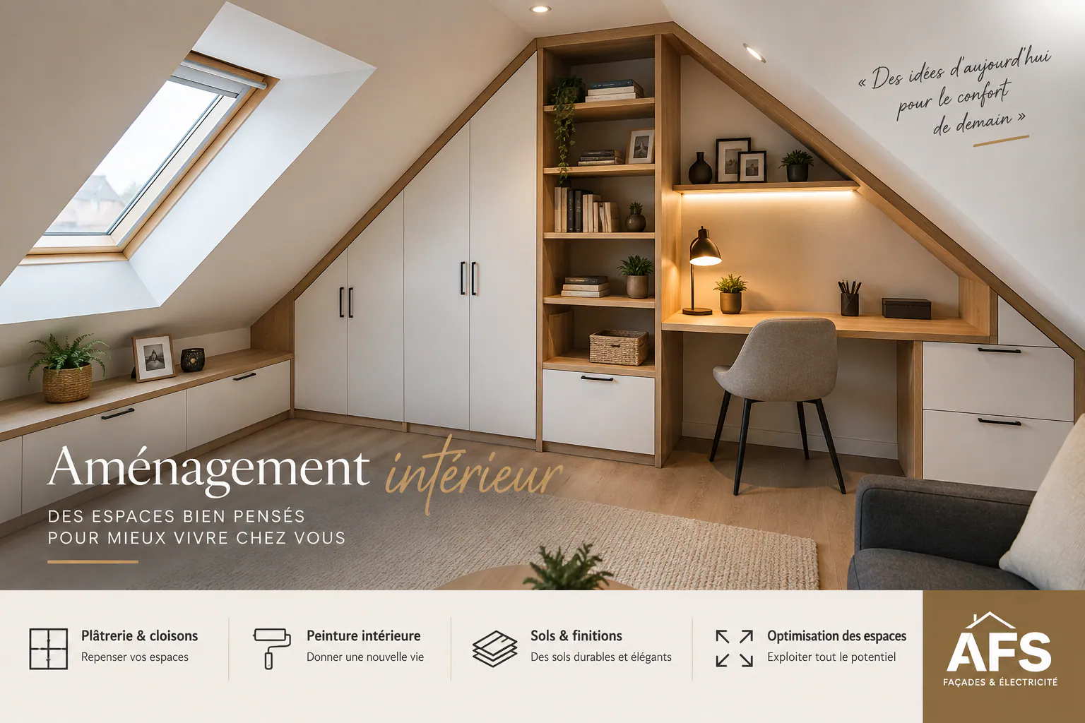 Illustration : aménagement intérieur