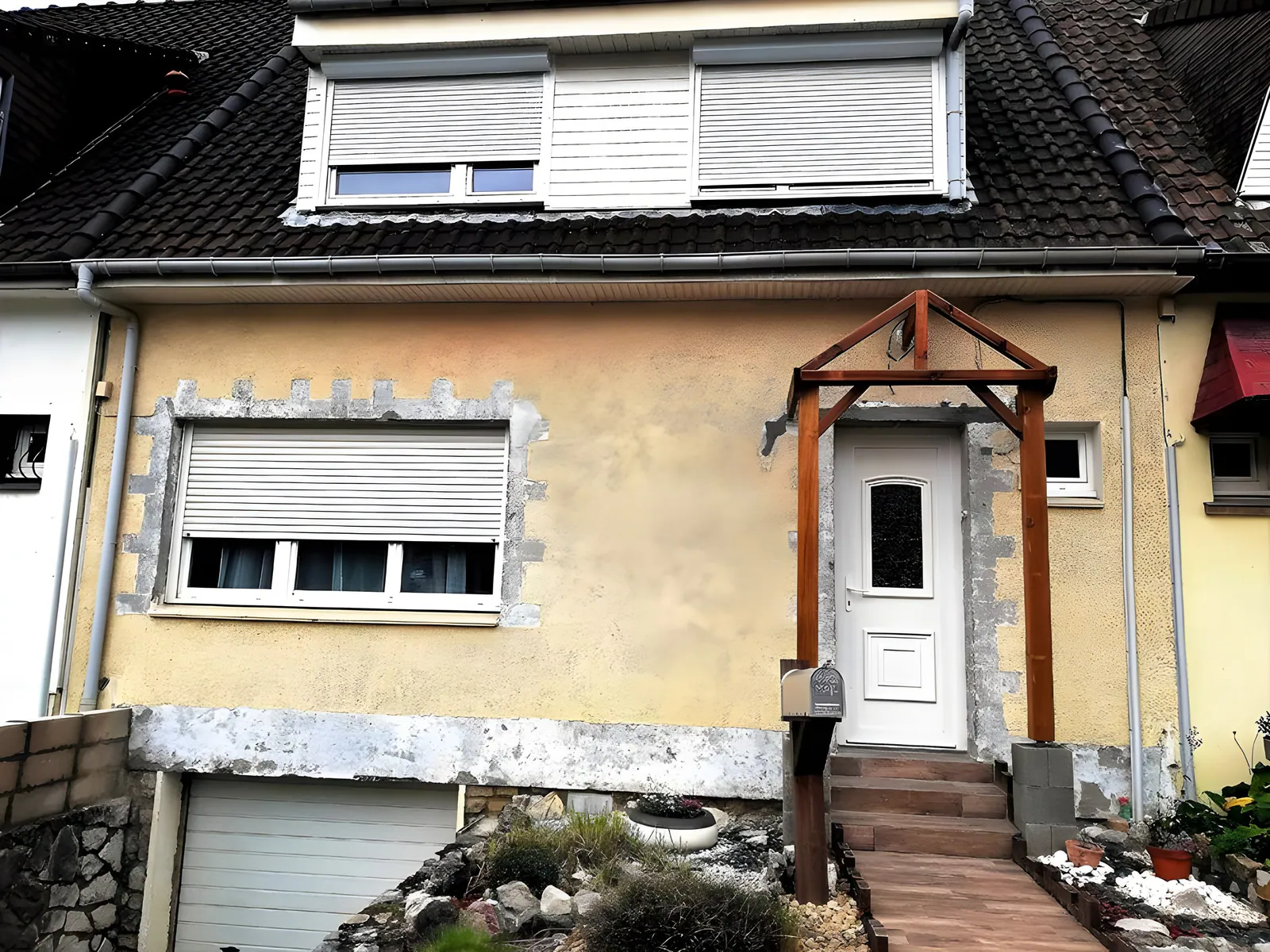 Chantier d'isolation de l'extérieur de maison